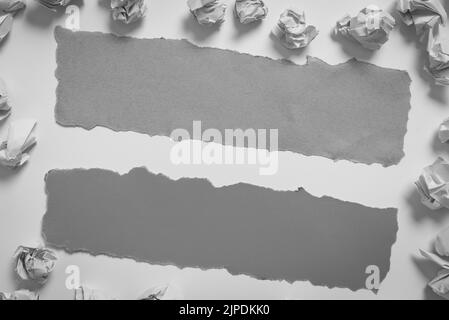 Abstract Plain Tear Paper Showing Background With Pen Conspectus Flatlay Sheet Presenting Another Backdrop And Pencil Outline Pad Exhibiting Real Stock Photo