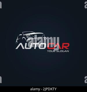 Car Garage Premium Concept Logo Design Stock Vector