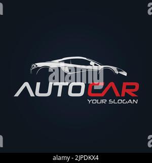 Car Garage Premium Concept Logo Design Stock Vector