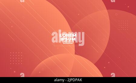 Abstract red geometric background with space for text and message. Stock Vector