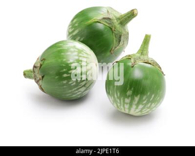 Thai eggplant isolated on white background Stock Photo