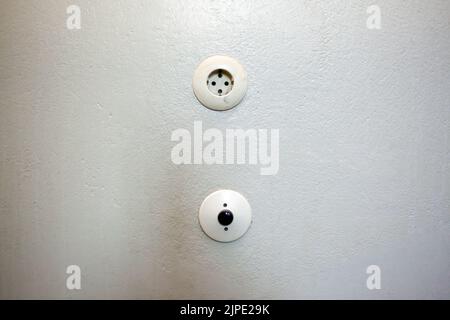 plug, light switch, outlets, light switchs Stock Photo