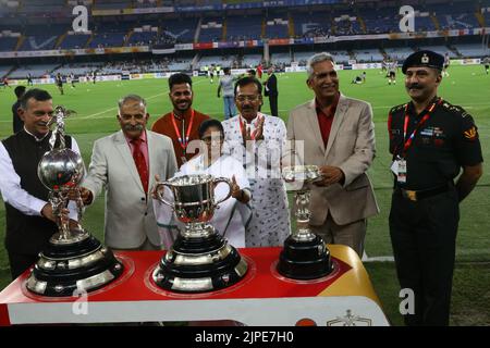 Kolkata, India. 16th Aug, 2022. West Bengal Chief Minister Mamata Banerjee inaugurated the 131st edition of Durand cup football 2022, the inaugural match played between Mohammedan SC and FC Goa, played at VYBK (Vivekananda Yuba Bharati Krirangan) stadium in Kolkata on, 16-08-2022. (Photo by Dipa Chakraborty/Pacific Press) Credit: Pacific Press Media Production Corp./Alamy Live News Stock Photo