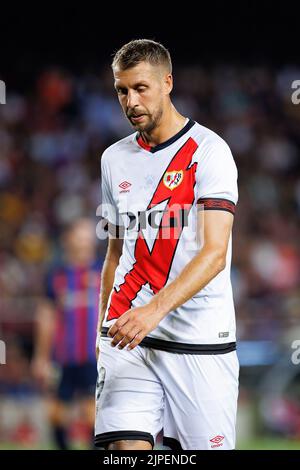 Florian Lejeune of Rayo Vallecano during the La Liga match between Rayo ...