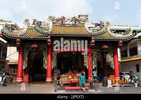 BANGKOK, THAILAND. 1 April 2016. Kuan Yim Shrine. Traditional Chinese temple in Bangkok, Thailand. Stock Photo