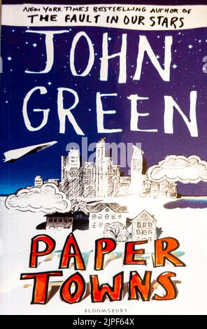 Paper Towns - Novel by John Green - 2008 Stock Photo
