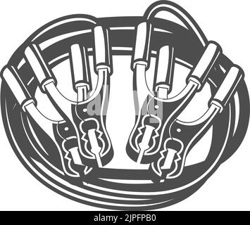 wire cutters car repair tool line icon vector illustration Stock Vector ...