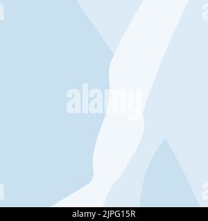 Abstract texture background in trendy muted tones of pale light blue. Seasons. Winter. Vector illustration. Stock Vector