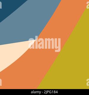 Colorful abstract background texture from brush strokes in trendy autumnal colors. Pattern for banner, wallpaper, poster, postcard Stock Vector