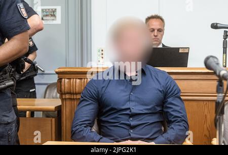 Kiel, Germany. 18th Aug, 2022. The Defendant, A 26-year-old Man, Is ...