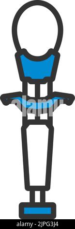 Alpinist Camalot Icon. Editable Bold Outline With Color Fill Design. Vector Illustration. Stock Vector