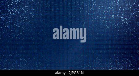 abstract blue technology pixel background, vector illustration Stock Vector