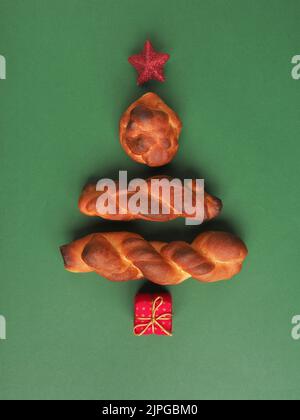 christmas, brioches, merry christmas, x-mas, xmas, brioche Stock Photo