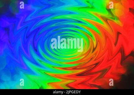 colored, waves, center, fractal, colors, farbig, wave, centers Stock Photo