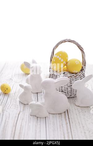 easter bunny, easter decoration, rabbits, easter bunnies, easter decorations, rabbit Stock Photo