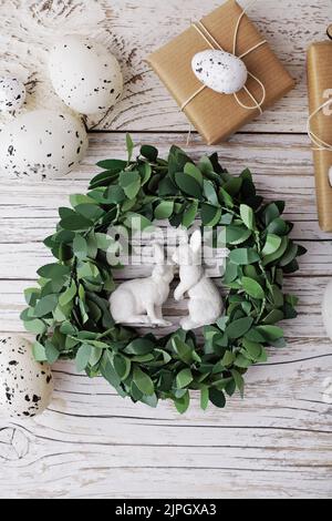 easter decoration, easter wreath, easter decorations, easter wreaths Stock Photo