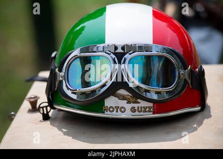creative motorcycle helmets for sale 1Storm Novelty Half Face Helmet Open German Style DOT Approved: HKY602 Chain Skull : Automotive Fly Racing 2026 Kinetic Available in a black color_family:Red Brick Western Leather