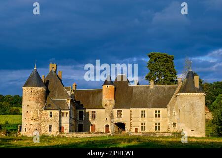 France, Cher (18), Le Noyer, château de Boucard // France, Cher (18), Le Noyer, castle of Boucard Stock Photo