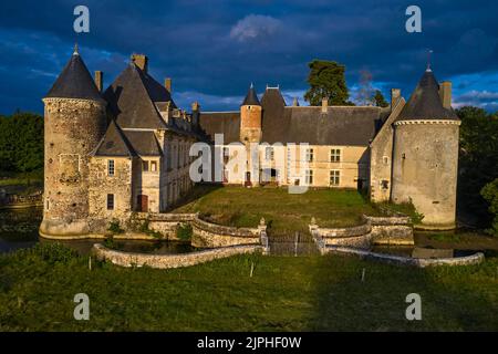 France, Cher (18), Le Noyer, château de Boucard // France, Cher (18), Le Noyer, castle of Boucard Stock Photo