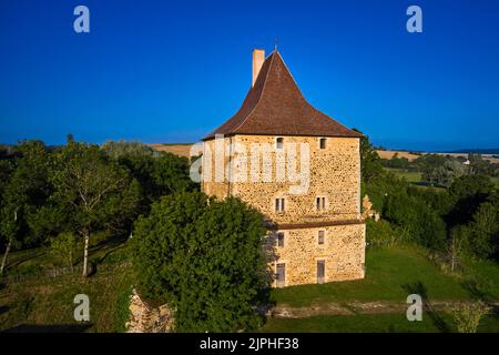 France, Cher (18), Berry, Neuvy-Deux-Clochers, la Tour de Vesvre // France, Cher (18), Berry, Neuvy-Deux-Clochers, the Tower of Vesvre Stock Photo