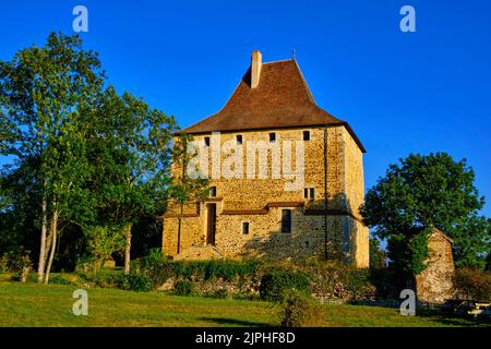 France, Cher (18), Berry, Neuvy-Deux-Clochers, la Tour de Vesvre // France, Cher (18), Berry, Neuvy-Deux-Clochers, the Tower of Vesvre Stock Photo