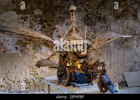 France, Cher (18), Berry, Neuvy-Deux-Clochers, la Tour de Vesvre // France, Cher (18), Berry, Neuvy-Deux-Clochers, the Tower of Vesvre Stock Photo