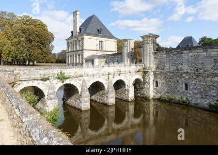 schloss serrant, saint-georges-sur-loire Stock Photo