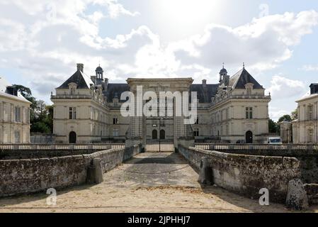 schloss serrant, saint-georges-sur-loire Stock Photo