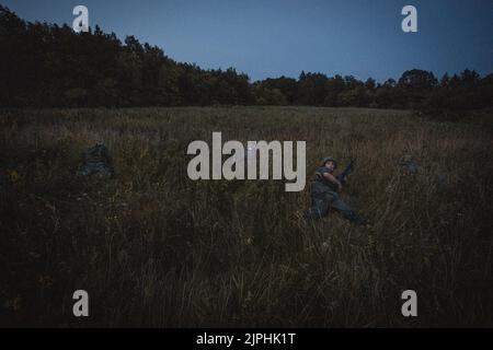 American soldiers, Vietnam cosplay costumes Stock Photo