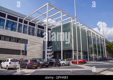 Imperial College, Exhibition Road exterior view. London, UK, 18th August 2022. Stock Photo