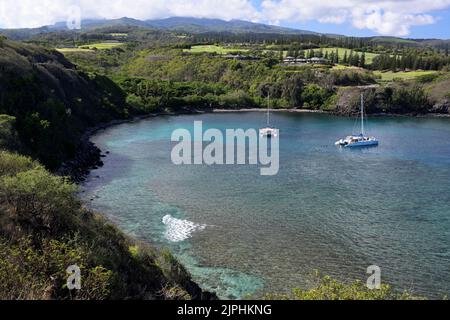 Honolua Bay, Maui, Hawaii Stock Photo