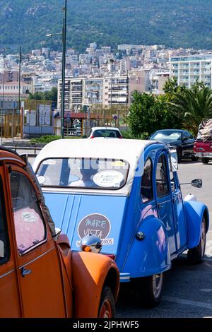 Citroen 2CV, Kavala, North-Eastern Greece Stock Photo