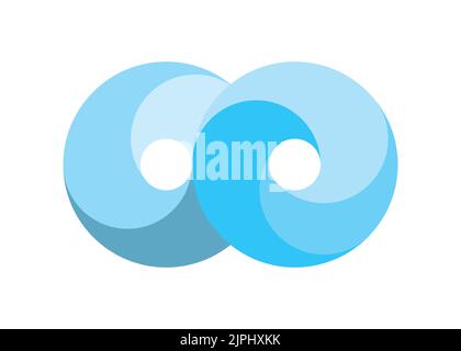 Infinity Design Vector icon illustration Logo template design Stock Vector