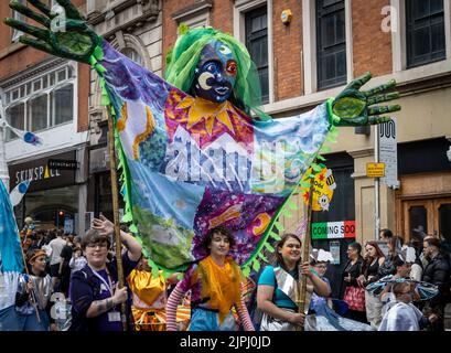 Manchester Day Parade, 19 June 2022 Stock Photo