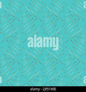 Abstract geometric pattern. Vintage seamless pattern with zigzag gold lines. Suitable for textiles, greeting cards, invitation cards, wrapping paper. Stock Vector
