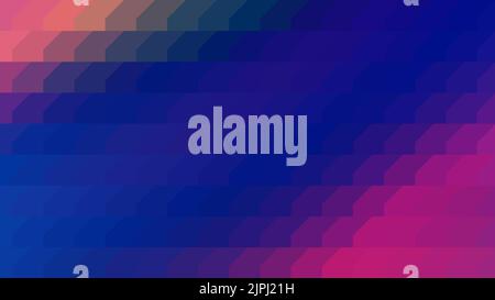 Abstract geometric blue and red violet color tile wallpaper. Dark vector graphic background Stock Vector