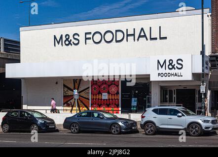 Marks & Spencer Foodhall,The Broadway, Mill Hill, London, NW7, England, UK. Stock Photo