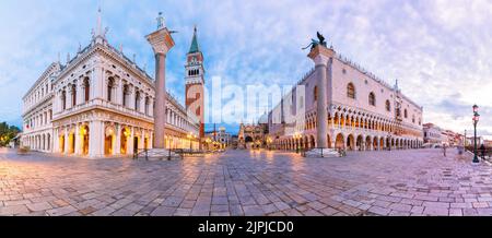 venice, st mark's square, monolithsäule, venices, st. mark's squares Stock Photo