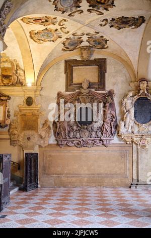 Biblioteca Comunale dell'Archiginnasio Bologna Italy Stock Photo