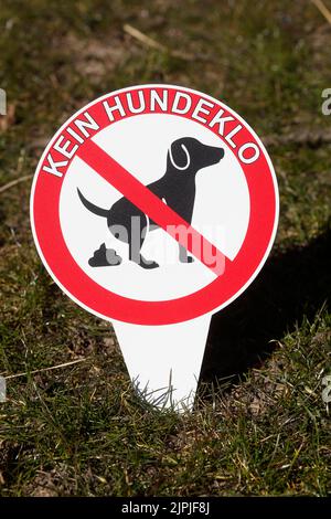 kein hundeklo Stock Photo