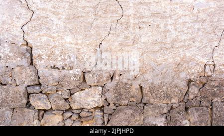 weathered, sandstone, wall, cracks, weathereds, sandstones, walls, crack Stock Photo