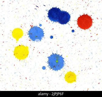 drop, paint splatter, drops, paint splatters Stock Photo