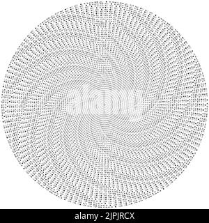 many different decimal numbers (database records) isolated on white background as hurricane. Heap of backup data information. New computer generation, Stock Photo