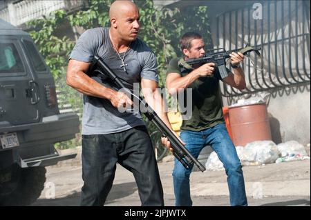 VIN DIESEL, PAUL WALKER, FAST FIVE, 2011 Stock Photo