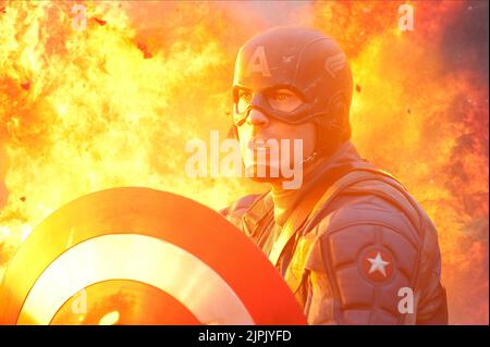 CHRIS EVANS, CAPTAIN AMERICA: THE FIRST AVENGER, 2011 Stock Photo