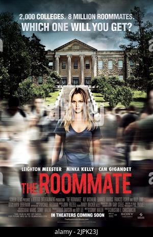 LEIGHTON MEESTER POSTER, THE ROOMMATE, 2011 Stock Photo