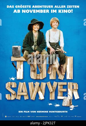 LEON SEIDEL, LOUIS HOFMANN POSTER, TOM SAWYER, 2011 Stock Photo