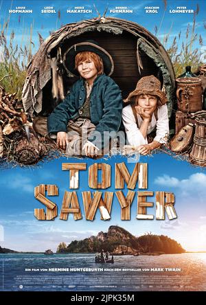 LEON SEIDEL, LOUIS HOFMANN POSTER, TOM SAWYER, 2011 Stock Photo