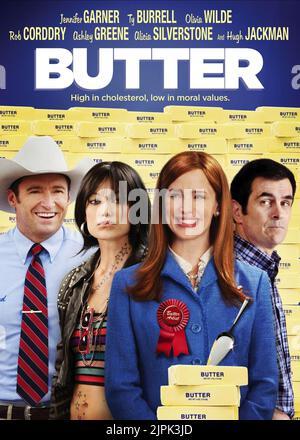 JENNIFER GARNER, TY BURRELL, BUTTER, 2011 Stock Photo - Alamy