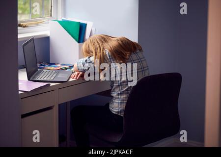 girl, home, tired, homework, girls, homes, tireds, homeworks Stock Photo